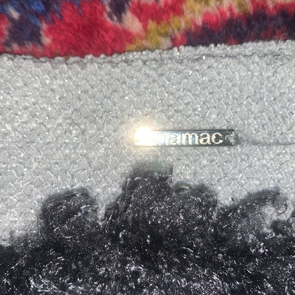 Anamac Funky grey shaggy shrug sweater skirt - Picture 3 of 7